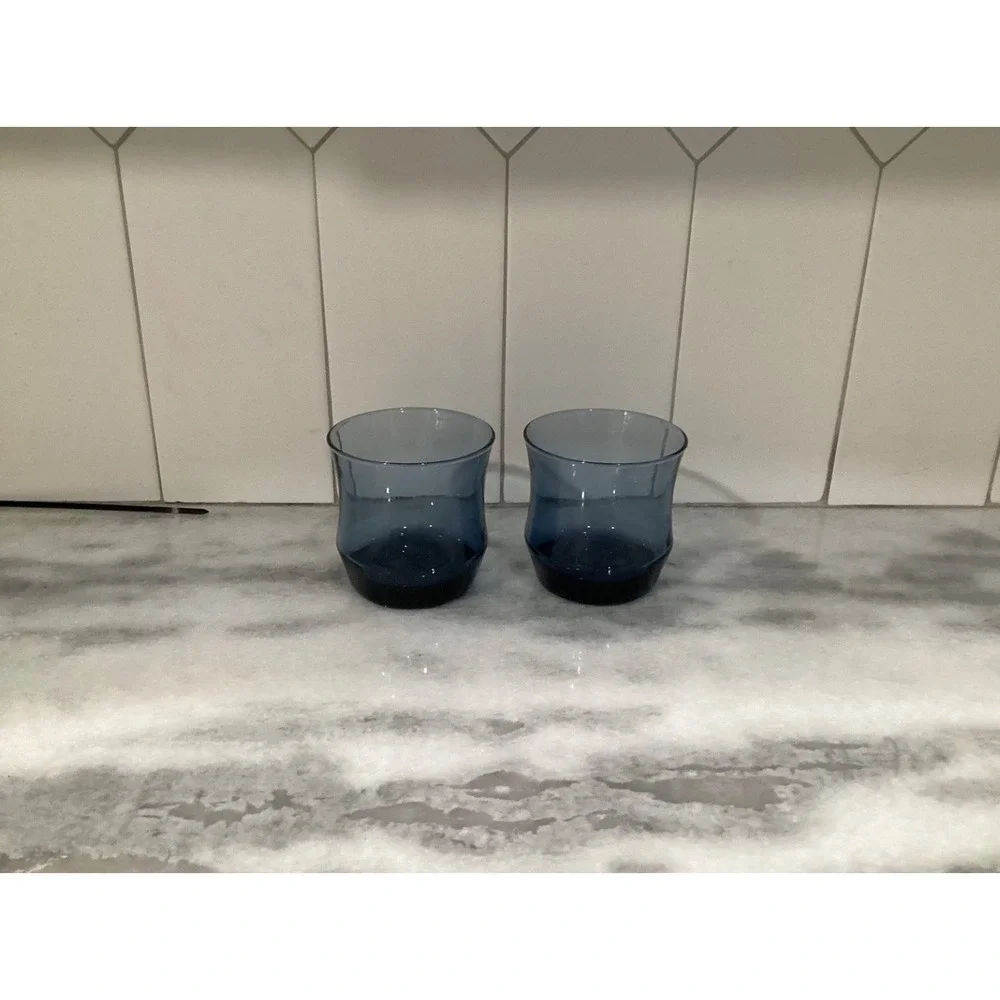 Vintage Libbey Apollo Dusky Blue Small 3